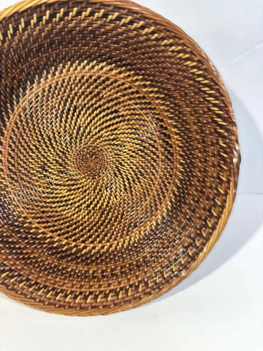 Handmade handwoven round